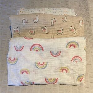 Aden & Anais swaddle blankets
